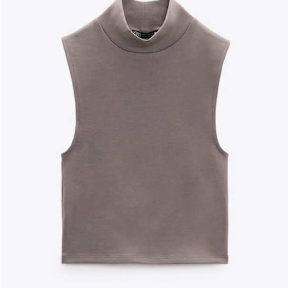 Zara Tops - ZARA MOCK NECK TOP
